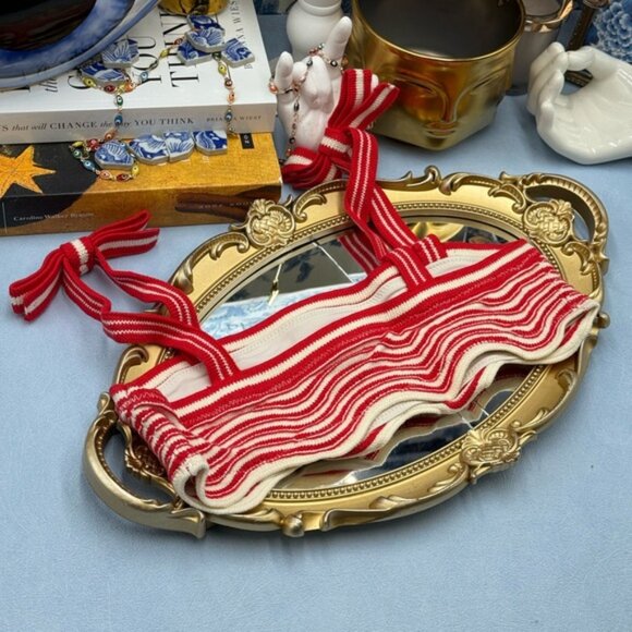 🆕 ZIMMERMANN KIDS 🧿 NWT Alight Crochet Wave Bikini, Red Floral - Sz 10 Y - Picture 7 of 13